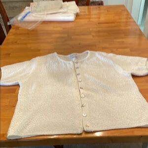 Elegant White Women's Sweater